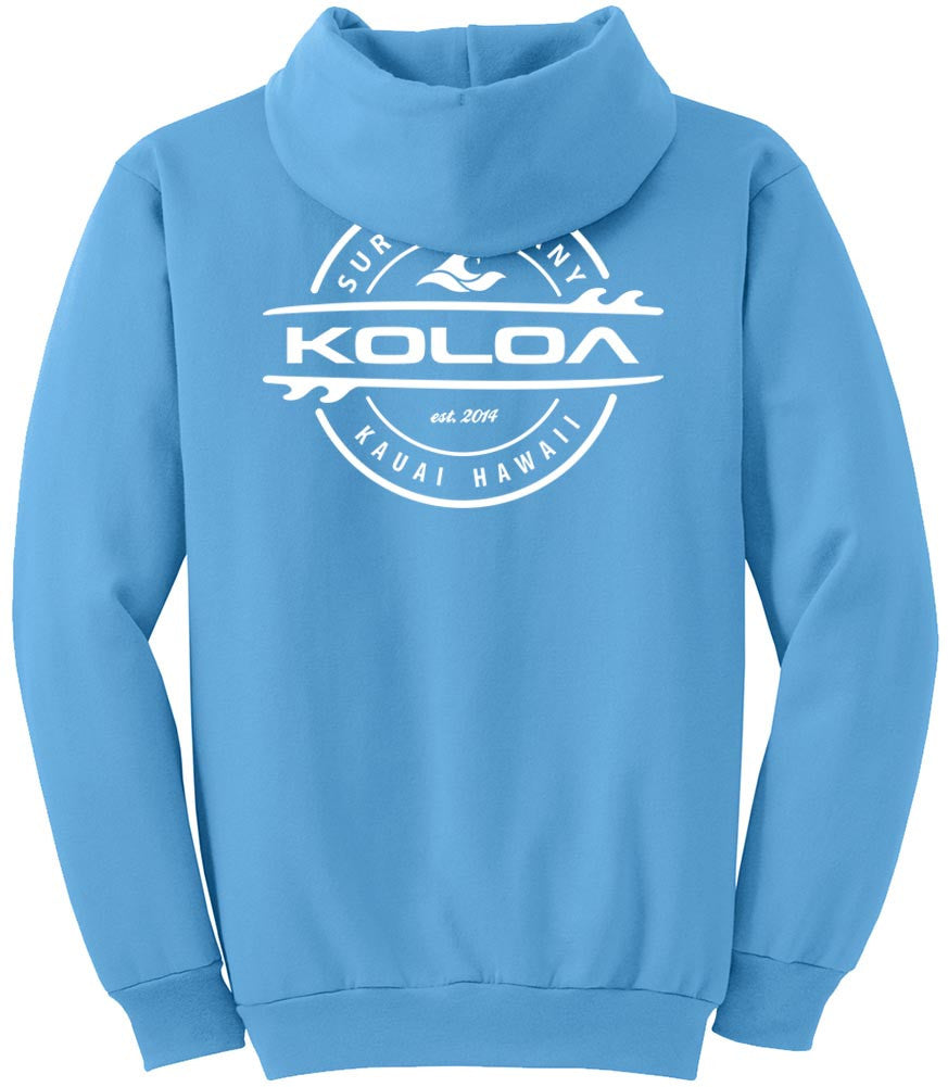 Aquatic Blue / White logo