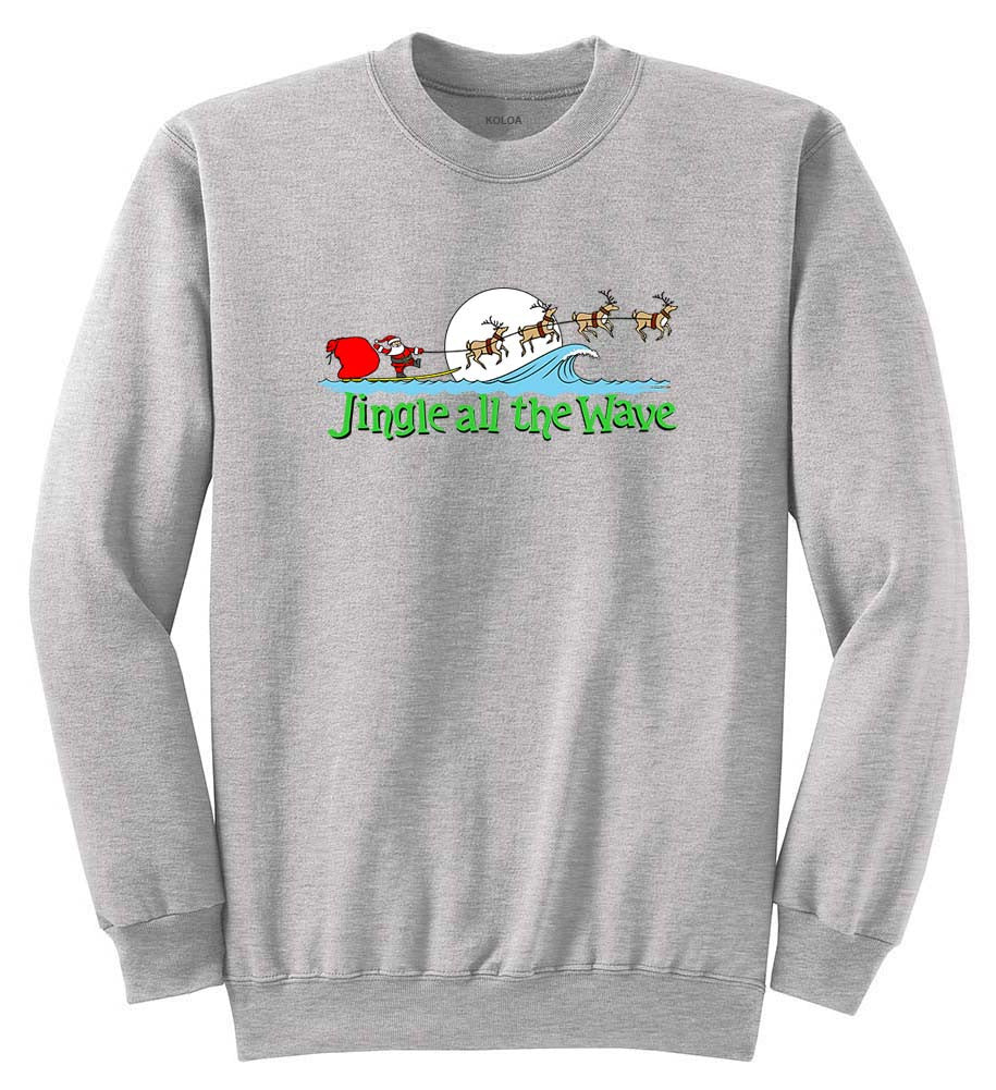 Koloa Jingle All The Wave Sweatshirt- Ash