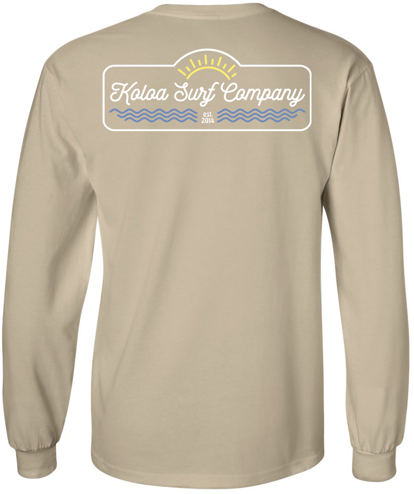 Koloa Original Sun Long Sleeve T-Shirt- Sand