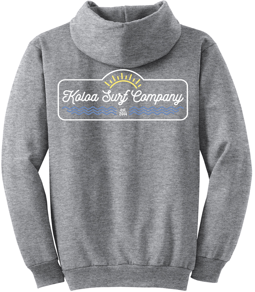 Koloa Original Sun Hoodie- Athletic Heather