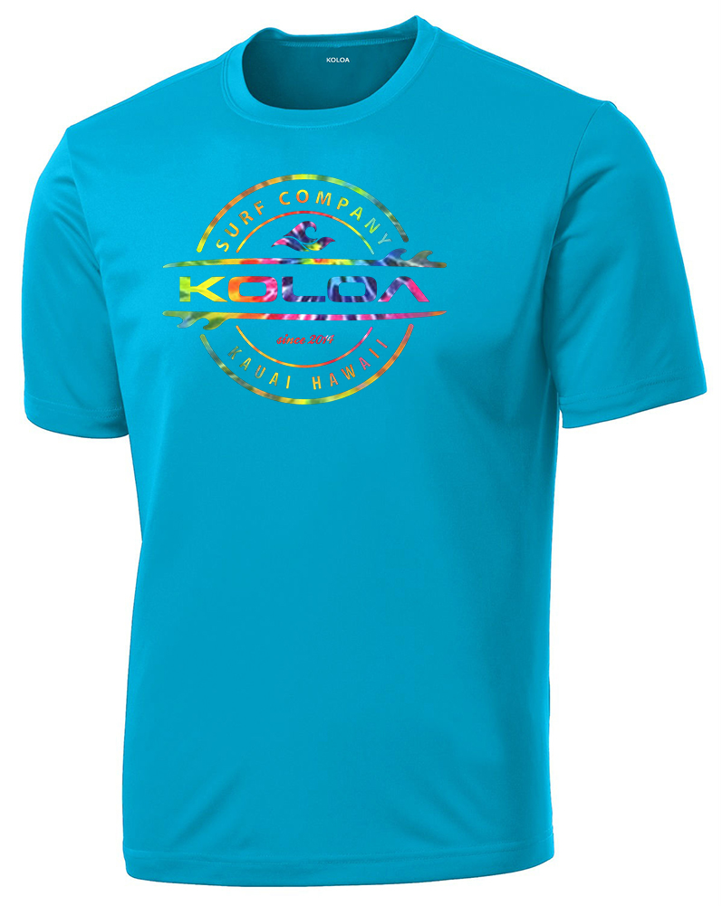 Koloa Tie-Dye Thruster Moisture Wicking Tee