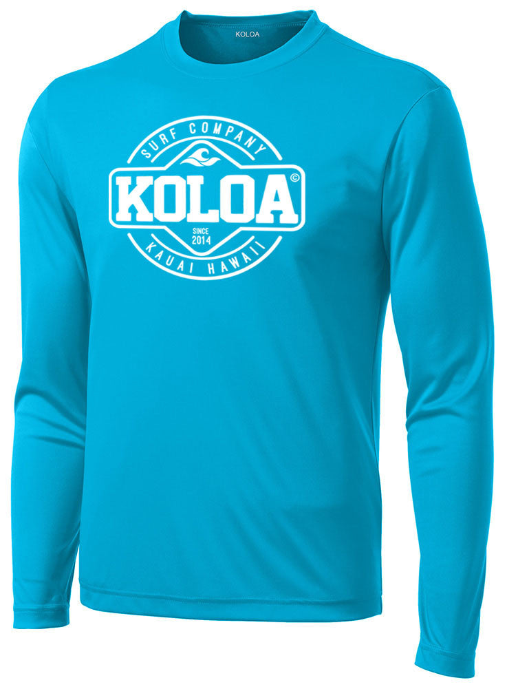 Aquatic Blue / White logo