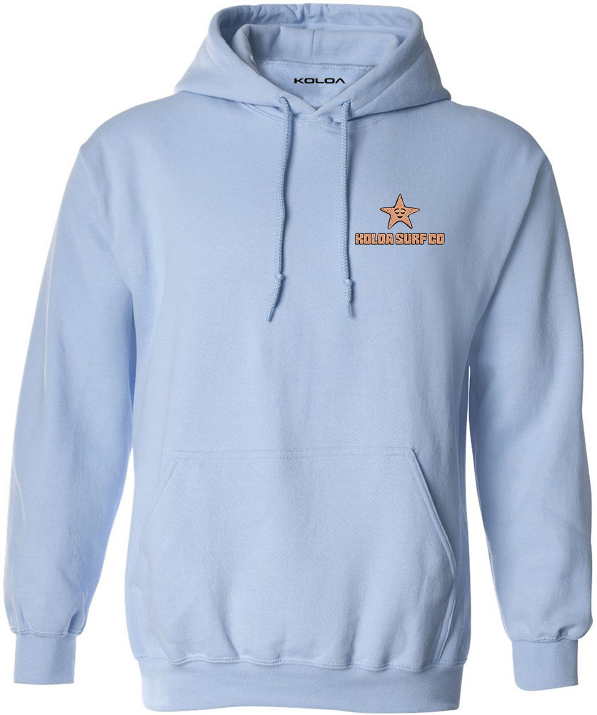 Koloa Starfish Hoodie- Light Blue