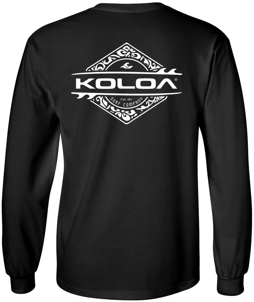 Koloa Diamond Thruster Surfboards Long Sleeve T-Shirt