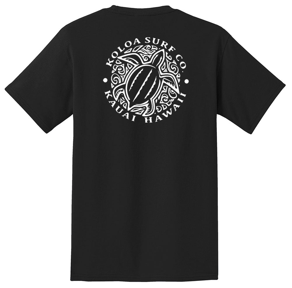 Koloa Surf Co. Hawaiian Honu Turtle Logo Pocket T-Shirts in