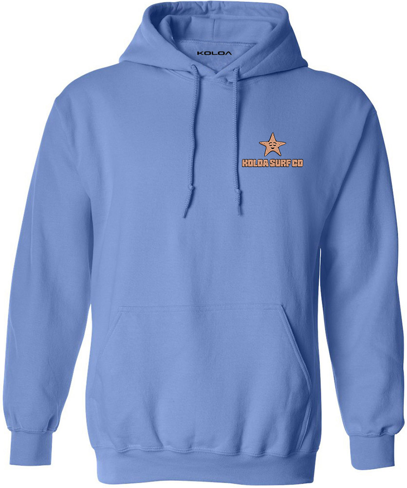 Koloa Starfish Hoodie- Carolina Blue