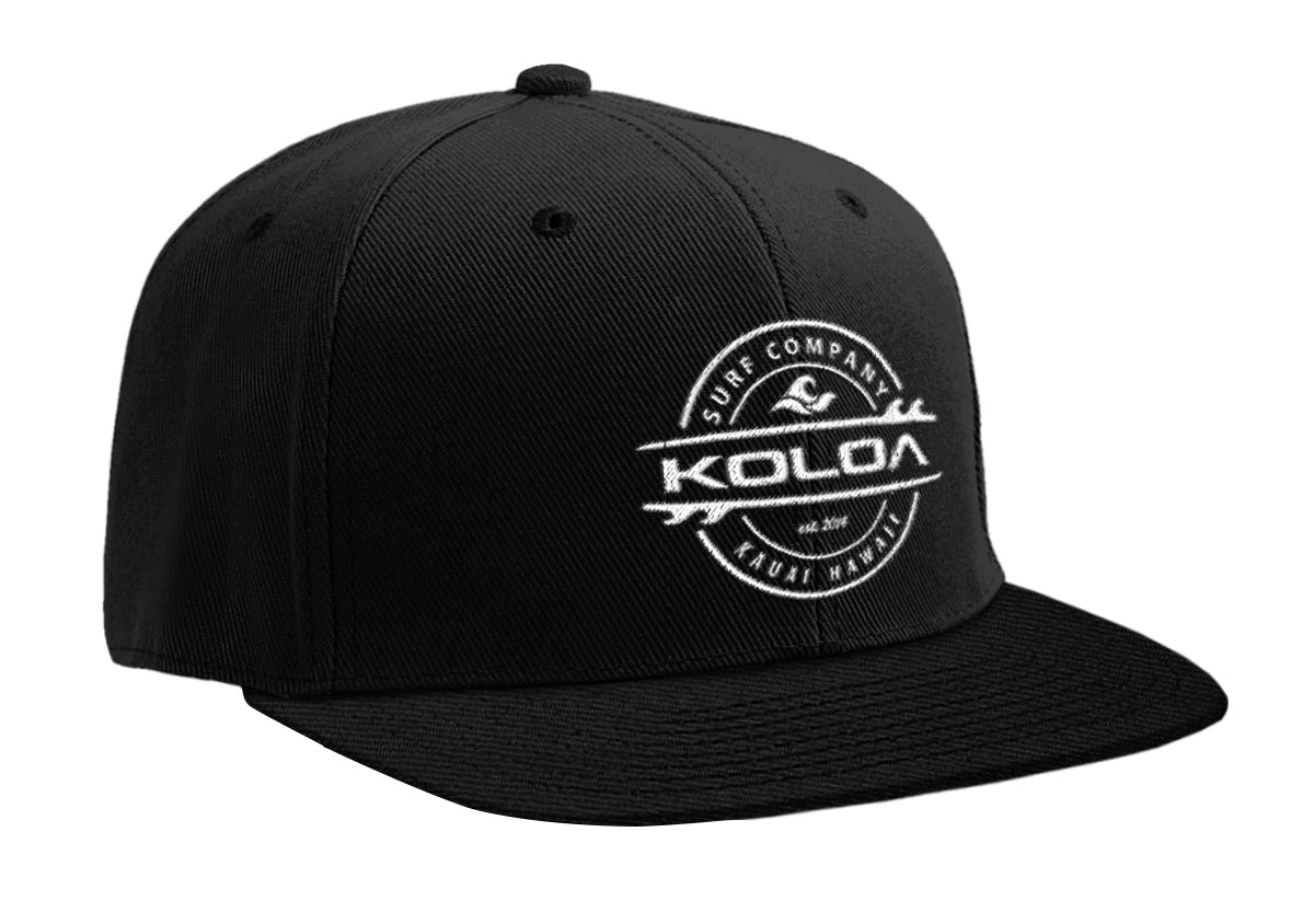 Koloa Surf Premium Embroidered Thruster Logo Snap-Back Hat