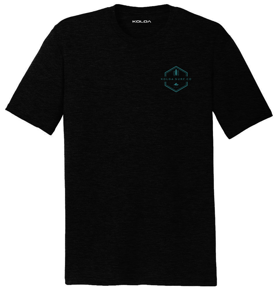 Koloa Lihue Comfort Tri-Blend T-Shirt - Black