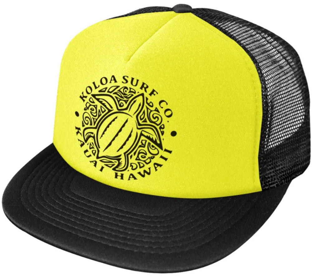 Koloa Hawaiian Turtle Honu Foam Trucker Hat