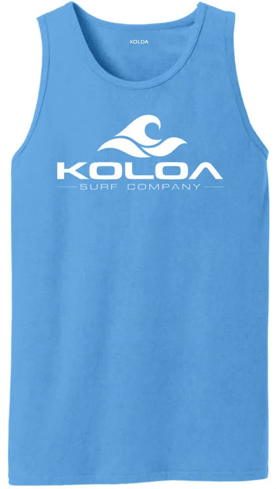 Koloa Surf Classic Wave Pigment-Dyed Tank Tops