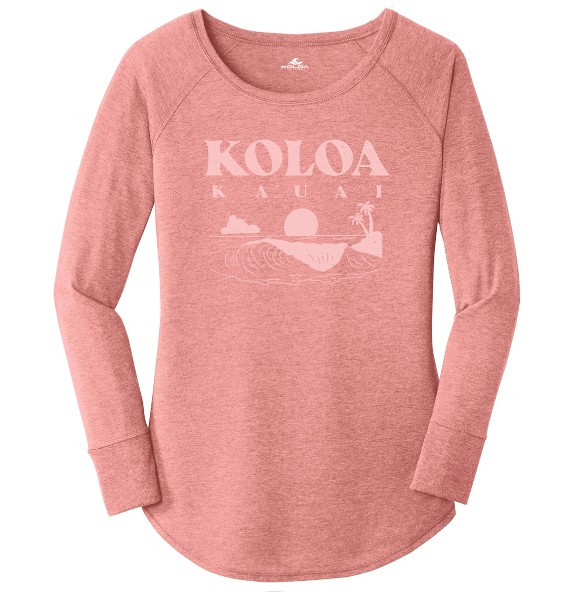 Koloa Beach Day Women's Long Sleeve T-Shirt