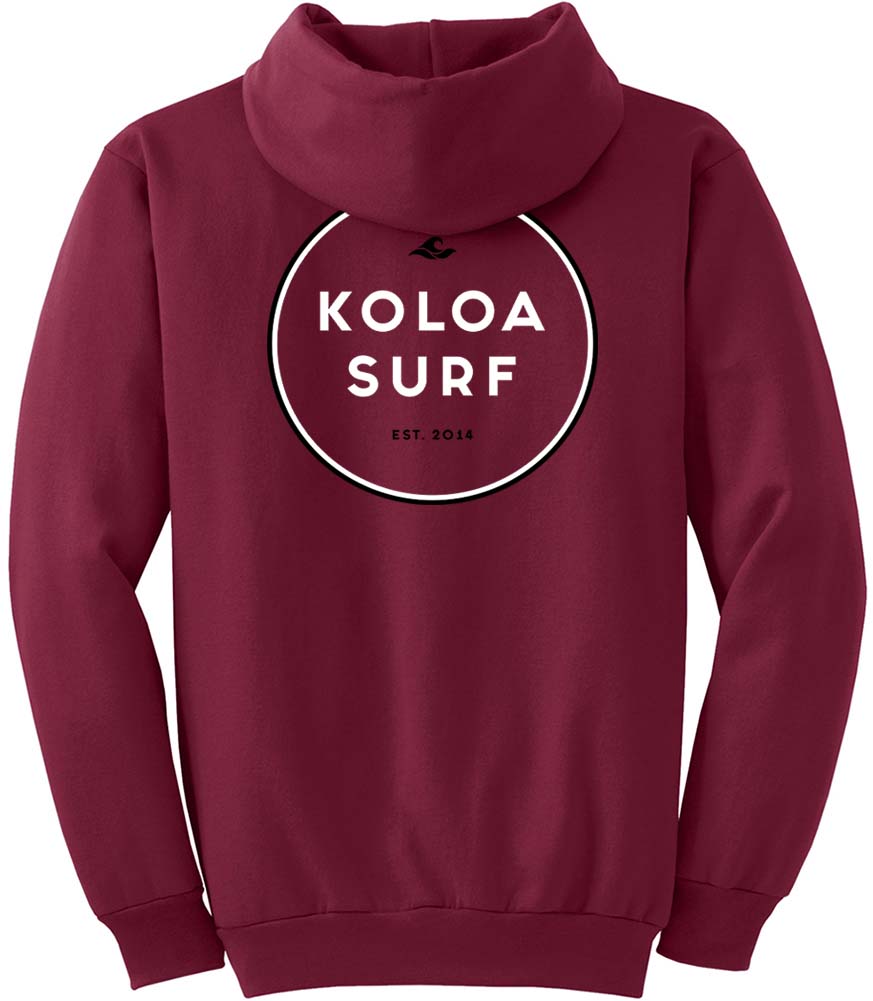 The Koloa Original Circle Hoodie- Black