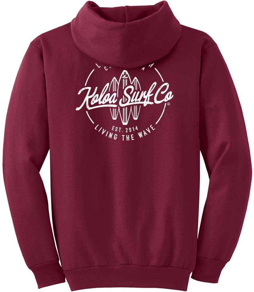 Koloa Laguna Boards Hoodie - Premium Surf Sweatshirt | Koloa Surf