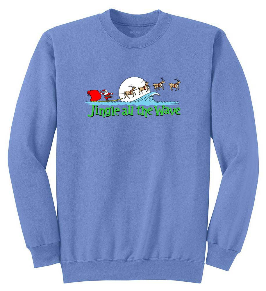 Koloa Jingle All The Wave Sweatshirt- Carolina Blue