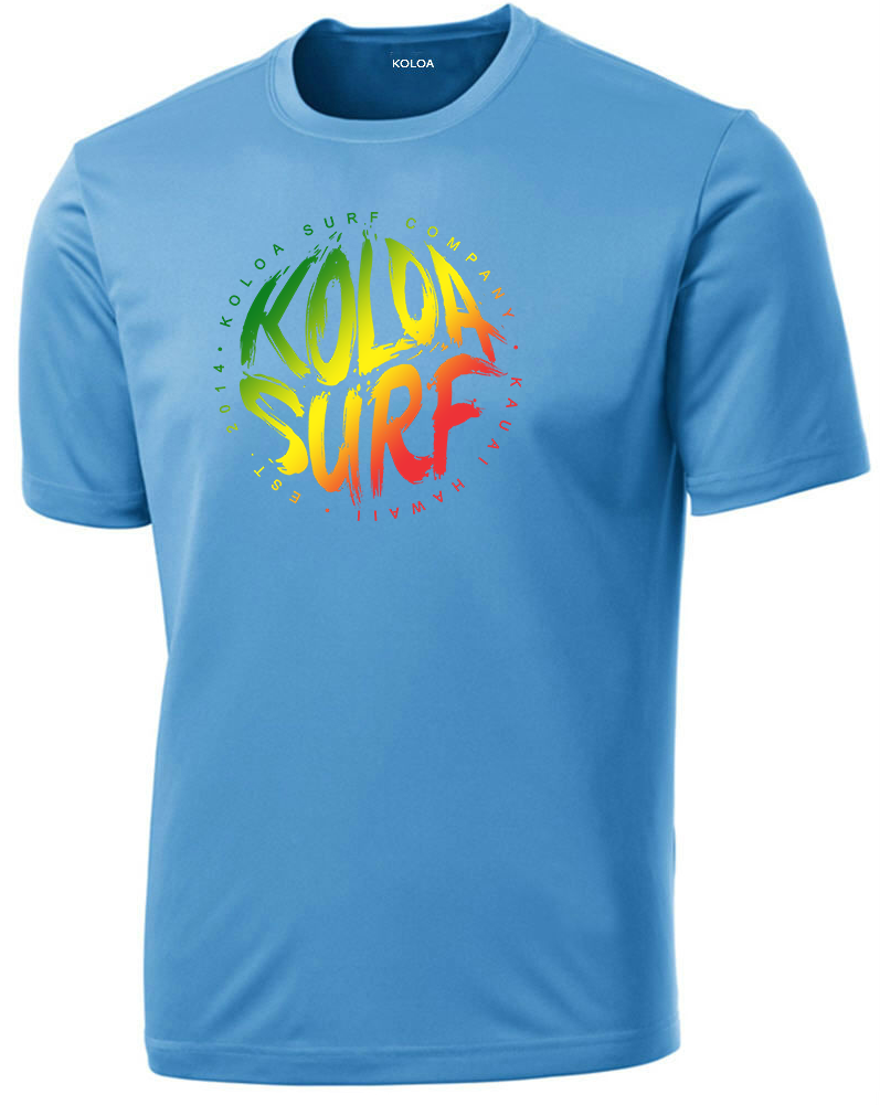 Koloa Tie-Dye Brush Moisture Wicking Tee