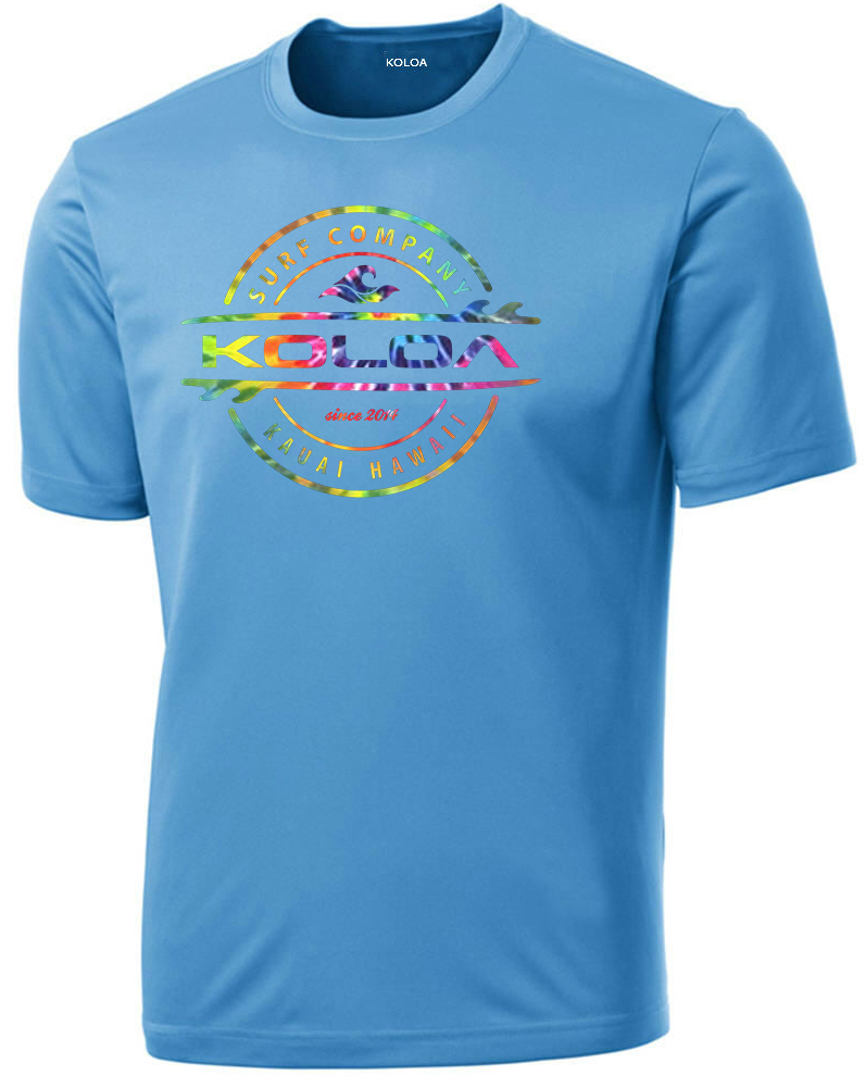 Koloa Tie-Dye Thruster Moisture Wicking Tee