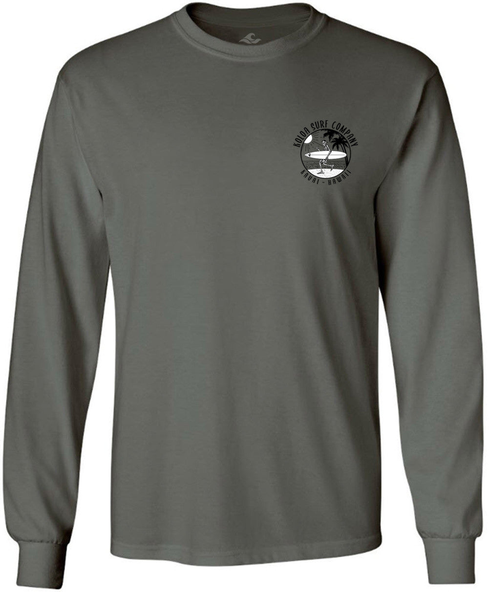 Koloa Skeleton Gone Surfin Long Sleeve T-Shirt – Koloa Surf Company