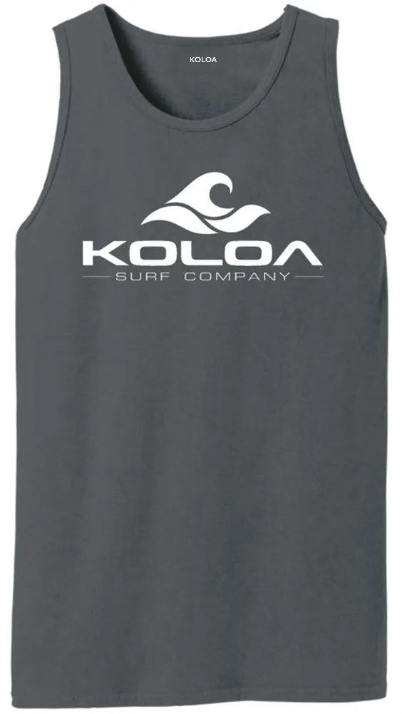 Koloa Surf Classic Wave Pigment-Dyed Tank Tops