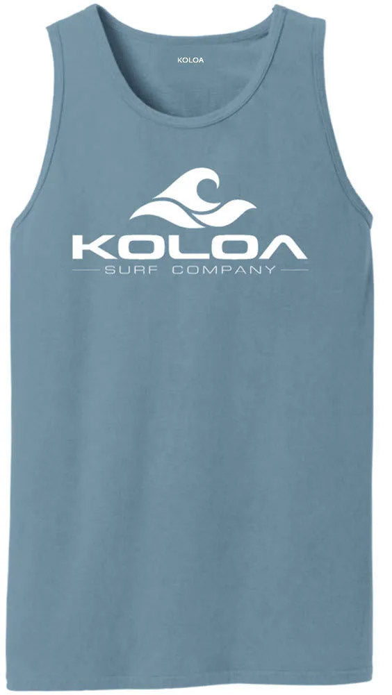 Koloa Surf Classic Wave Pigment-Dyed Tank Tops