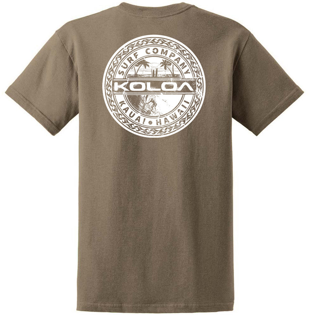 T-Shirt Uomo Koloa Surf Co. - Maniche Lunghe In Cotone Pesante 6 Oz T-Shirt Uomo Koloa Surf Co. - Maniche Lunghe In Cotone Pesante 6 Oz