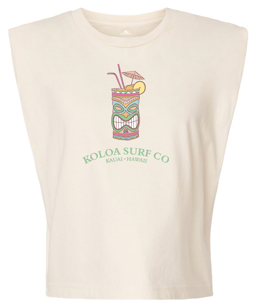 Koloa Tiki Time Heavyweight Muscle Tank