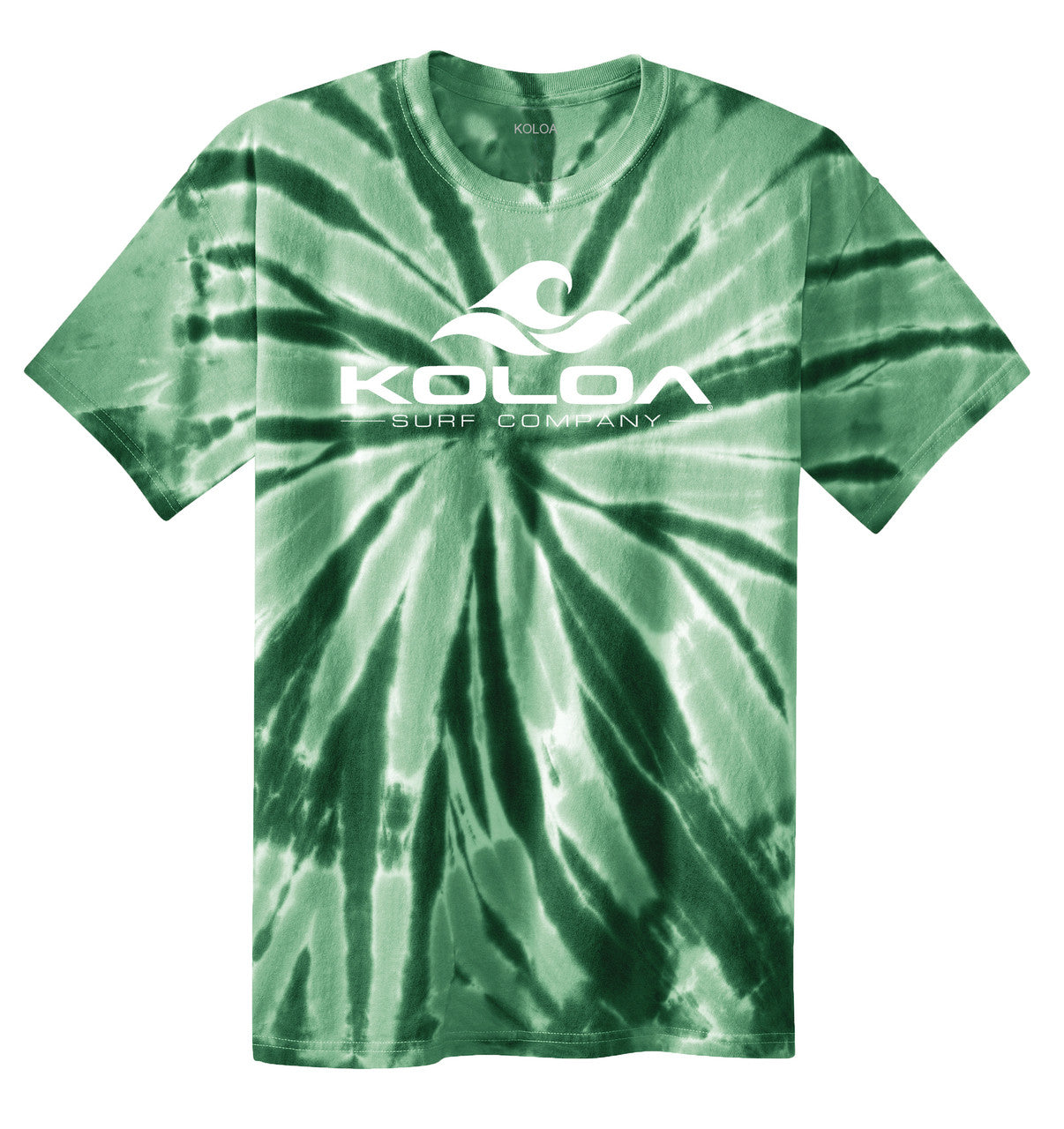 Forest Green tie-dye / White logo