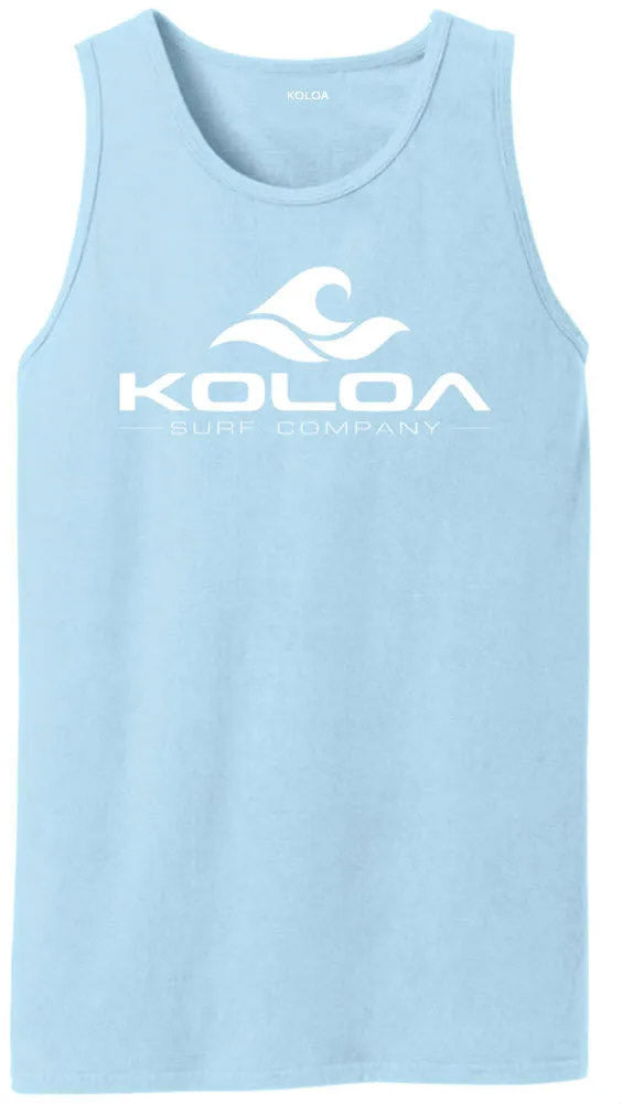 Koloa Surf Classic Wave Pigment-Dyed Tank Tops