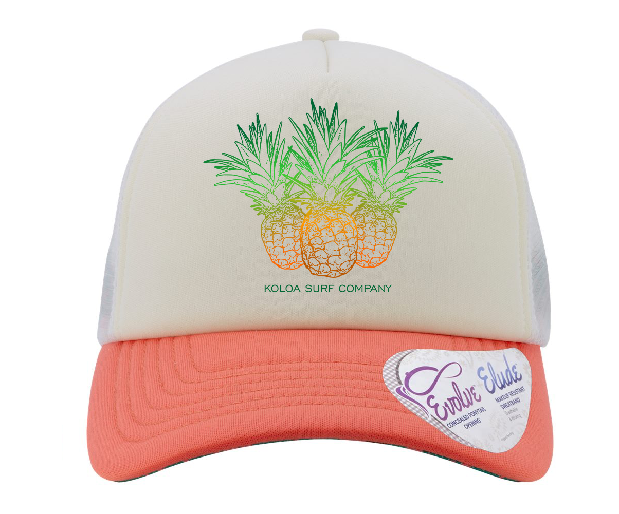 Koloa Women's Piñas Foam Trucker Hat