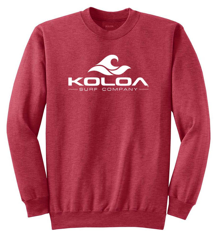 Heather Red / White logo