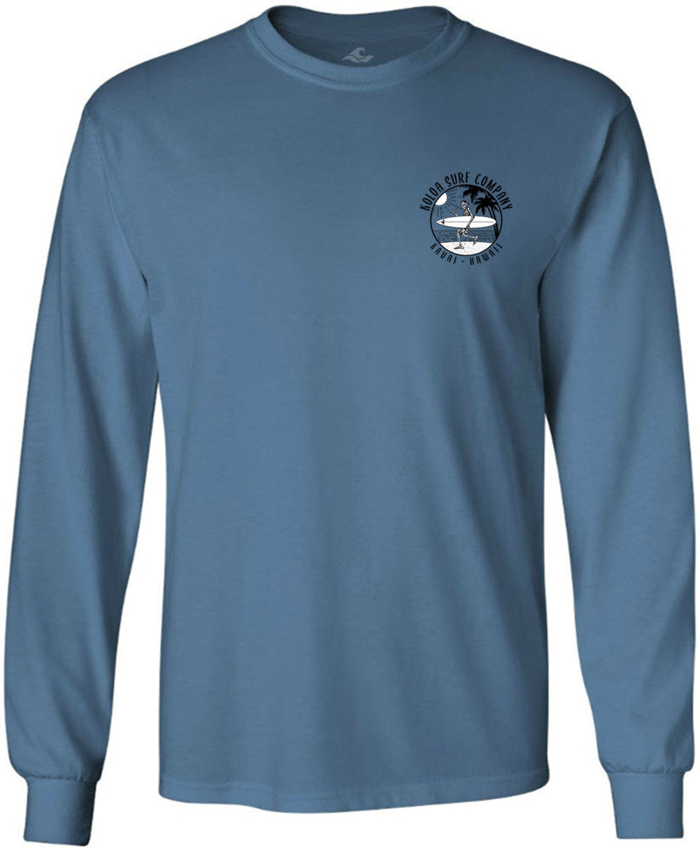 Koloa Skeleton Gone Surfin Long Sleeve T-Shirt
