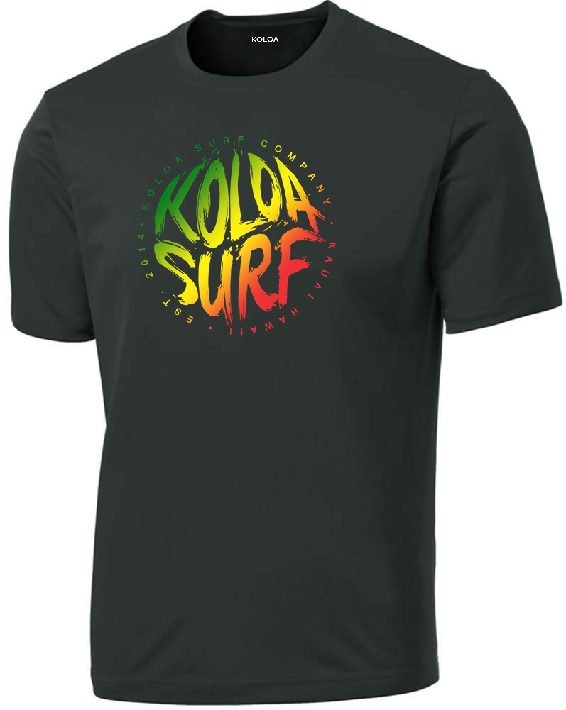 Koloa Tie-Dye Brush Moisture Wicking Tee