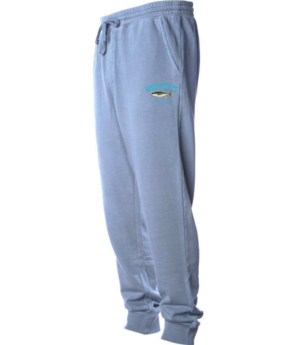 Koloa Yellowfin Tuna Fleece Sweatpants - Pigment Light Blue