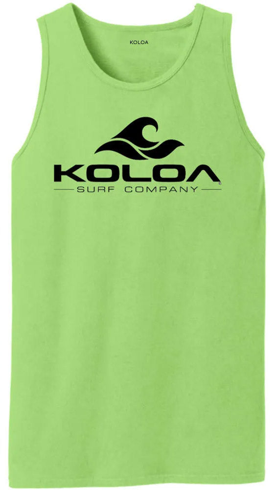 Koloa Surf Classic Wave Pigment-Dyed Tank Tops