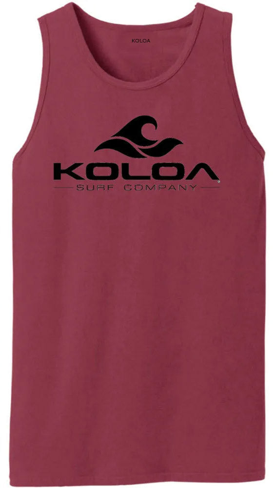 Koloa Surf Classic Wave Pigment-Dyed Tank Tops