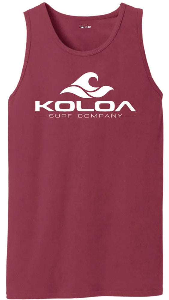 Koloa Surf Classic Wave Pigment-Dyed Tank Tops