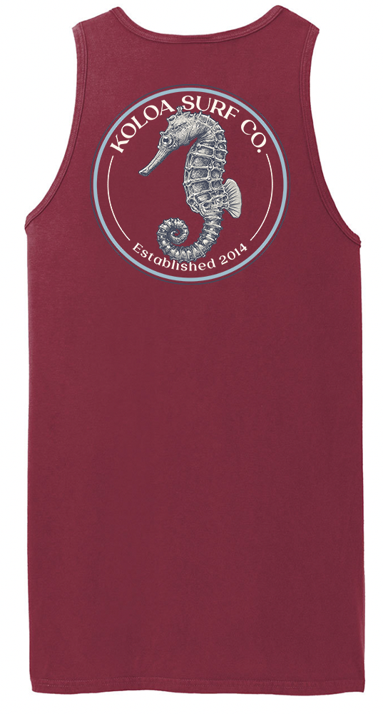 Koloa Seahorse Pigment-Dyed Tank Top