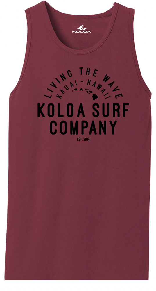 Koloa Simple Pigment-Dyed Tank Top