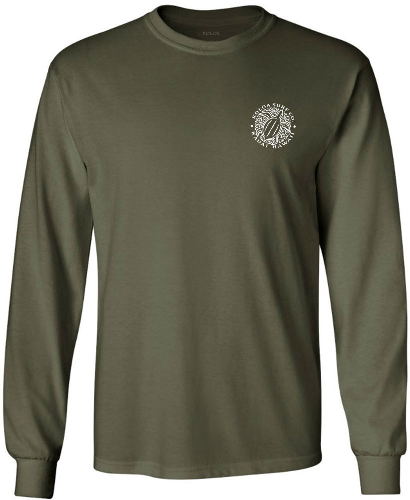 Koloa Hawaiian Turtle Long Sleeve T-Shirt