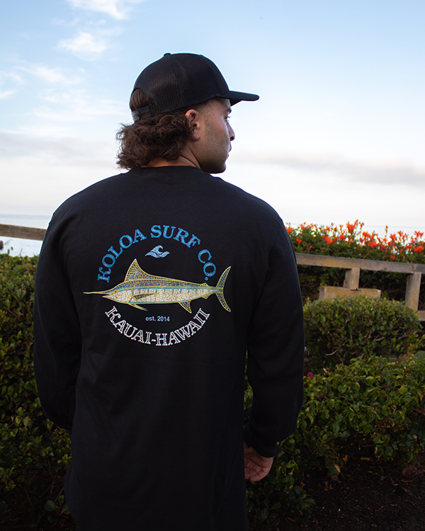 Koloa Mosaic Fish Long Sleeve T-Shirt