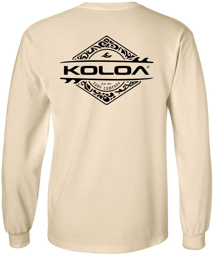 Koloa Diamond Thruster Surfboards Long Sleeve T-Shirt