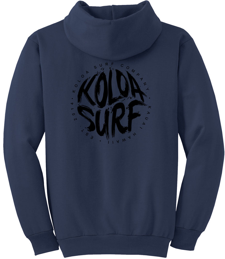 Koloa Brush Logo Tall Hoodie