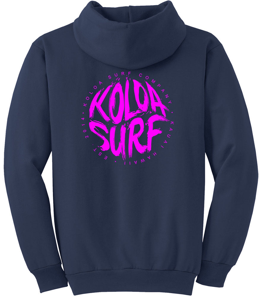 Koloa Brush Logo Tall Hoodie