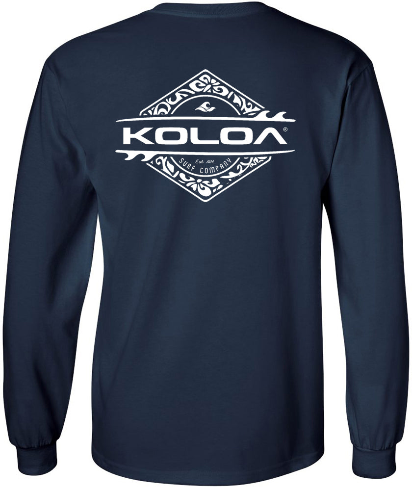 Koloa Diamond Thruster Surfboards Long Sleeve T-Shirt