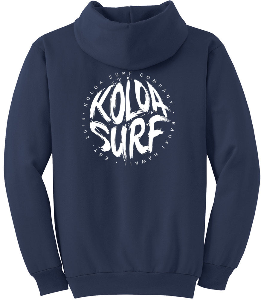 Koloa Brush Logo Tall Hoodie