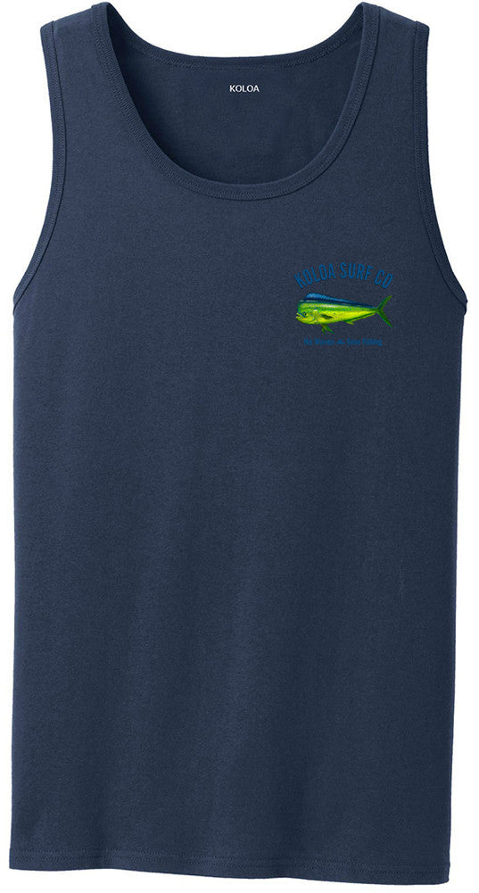 Koloa Mahi Mahi "No Waves Gone Fishing" Tank Top