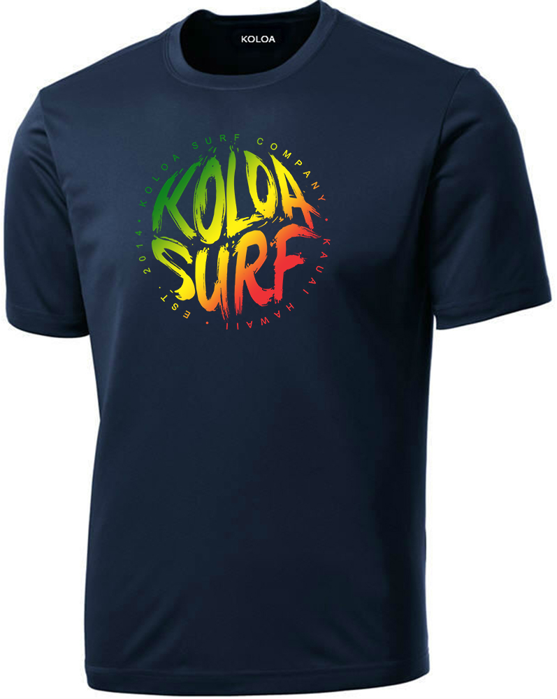 Koloa Tie-Dye Brush Moisture Wicking Tee