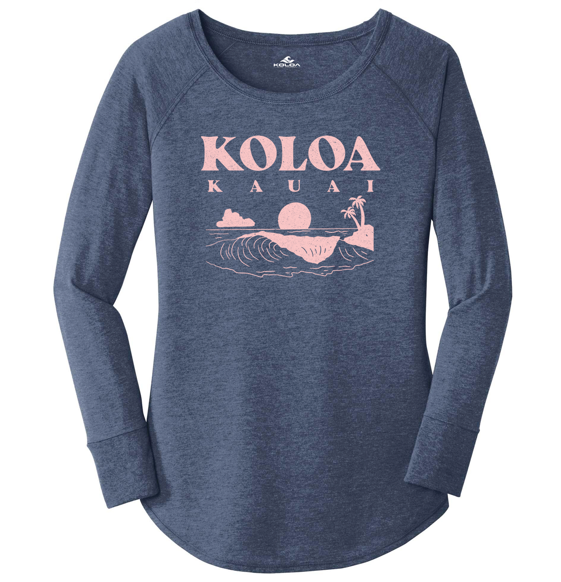 Koloa Beach Day Women's Long Sleeve T-Shirt