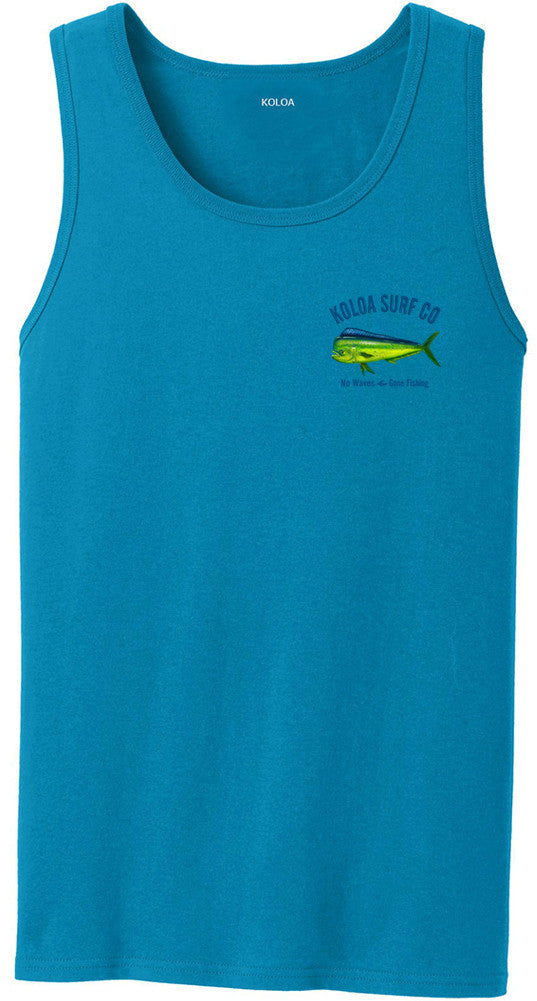 Koloa Mahi Mahi "No Waves Gone Fishing" Tank Top