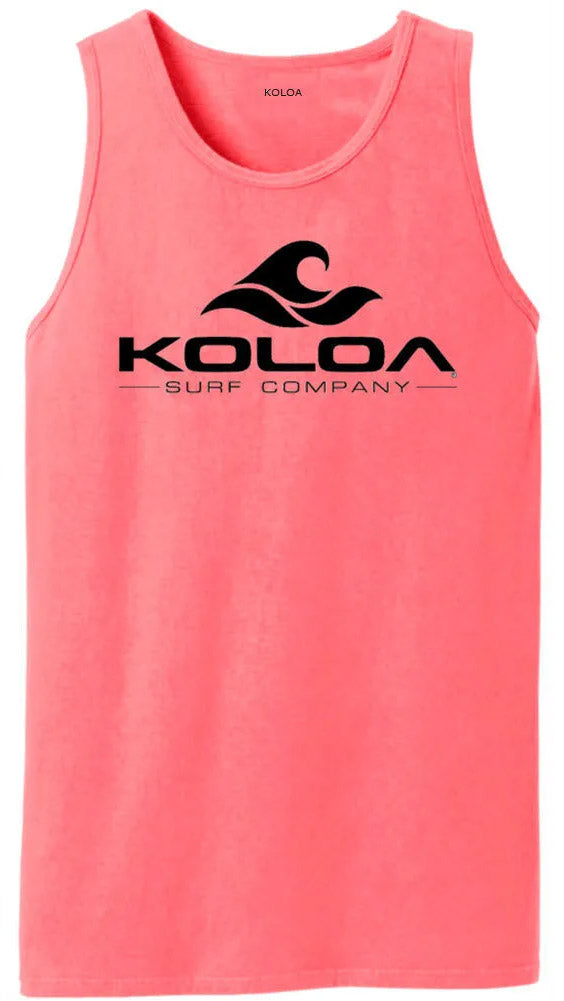 Koloa Surf Classic Wave Pigment-Dyed Tank Tops