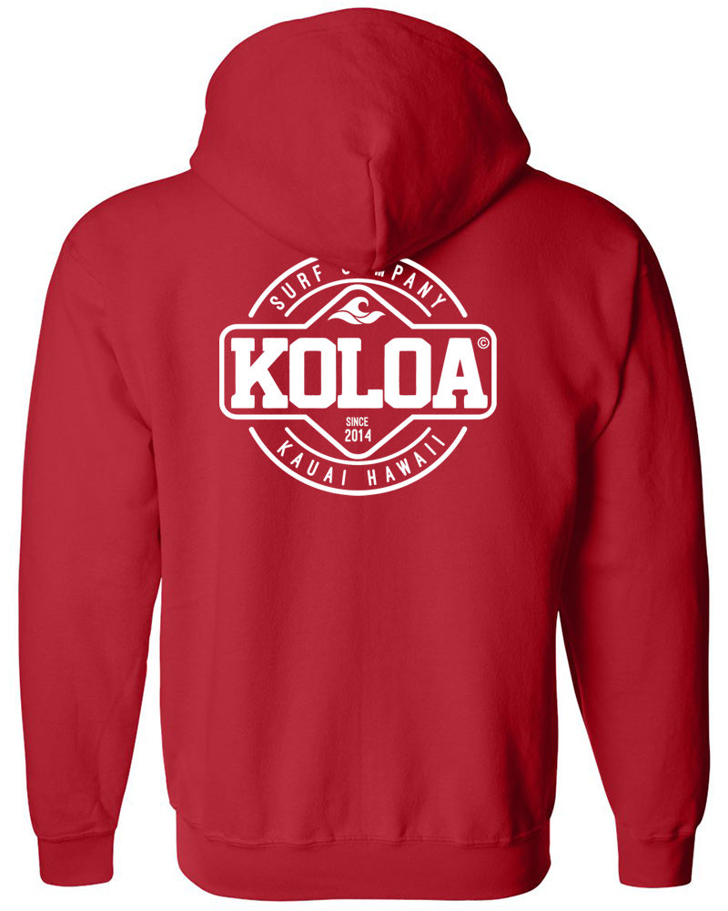 Koloa Dawn Patrol 2-Side Tall Zipper Hoodie